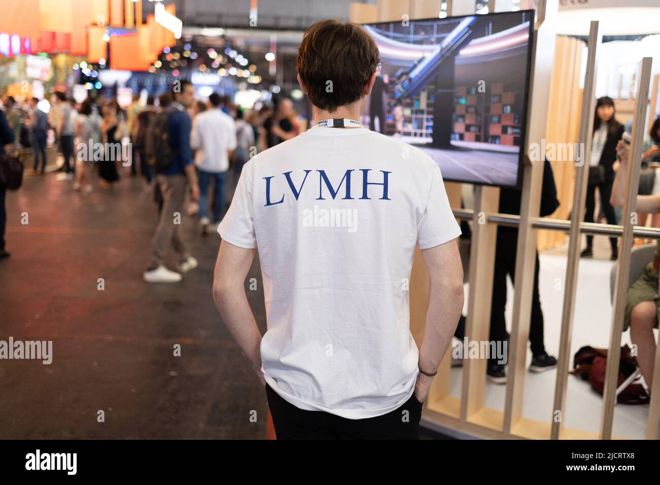 LVMH Logo during The Viva Technology Vivatech 2023 Fair in Paris