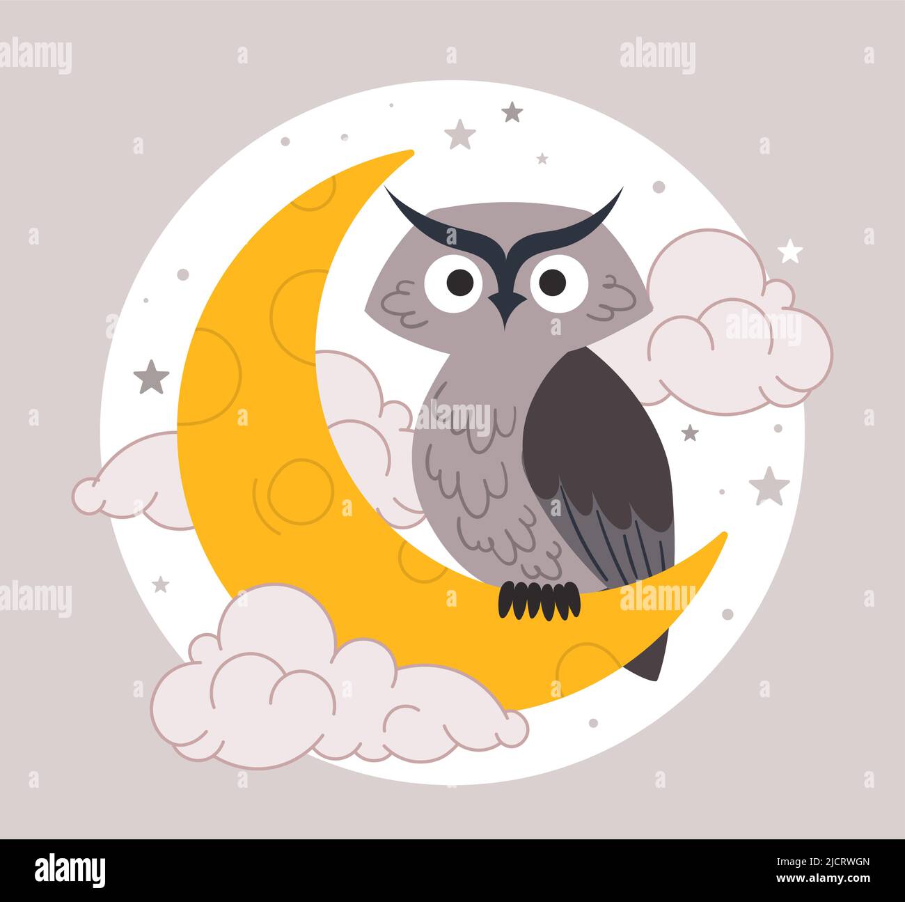 Owl with moon hi-res stock photography and images - Alamy Owl with moon hi-res stock photography and images - Alamy