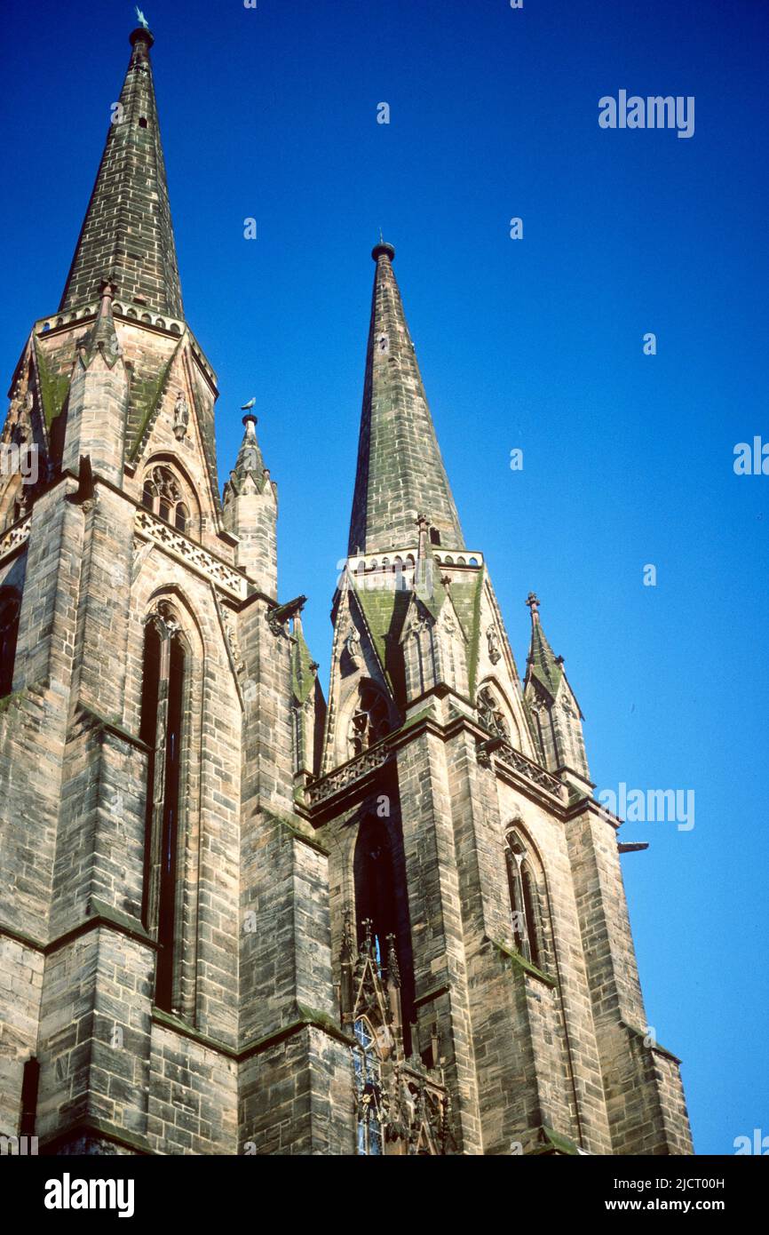 St Elizabeth's Church, Marburg, Hessen, Germany Stock Photo