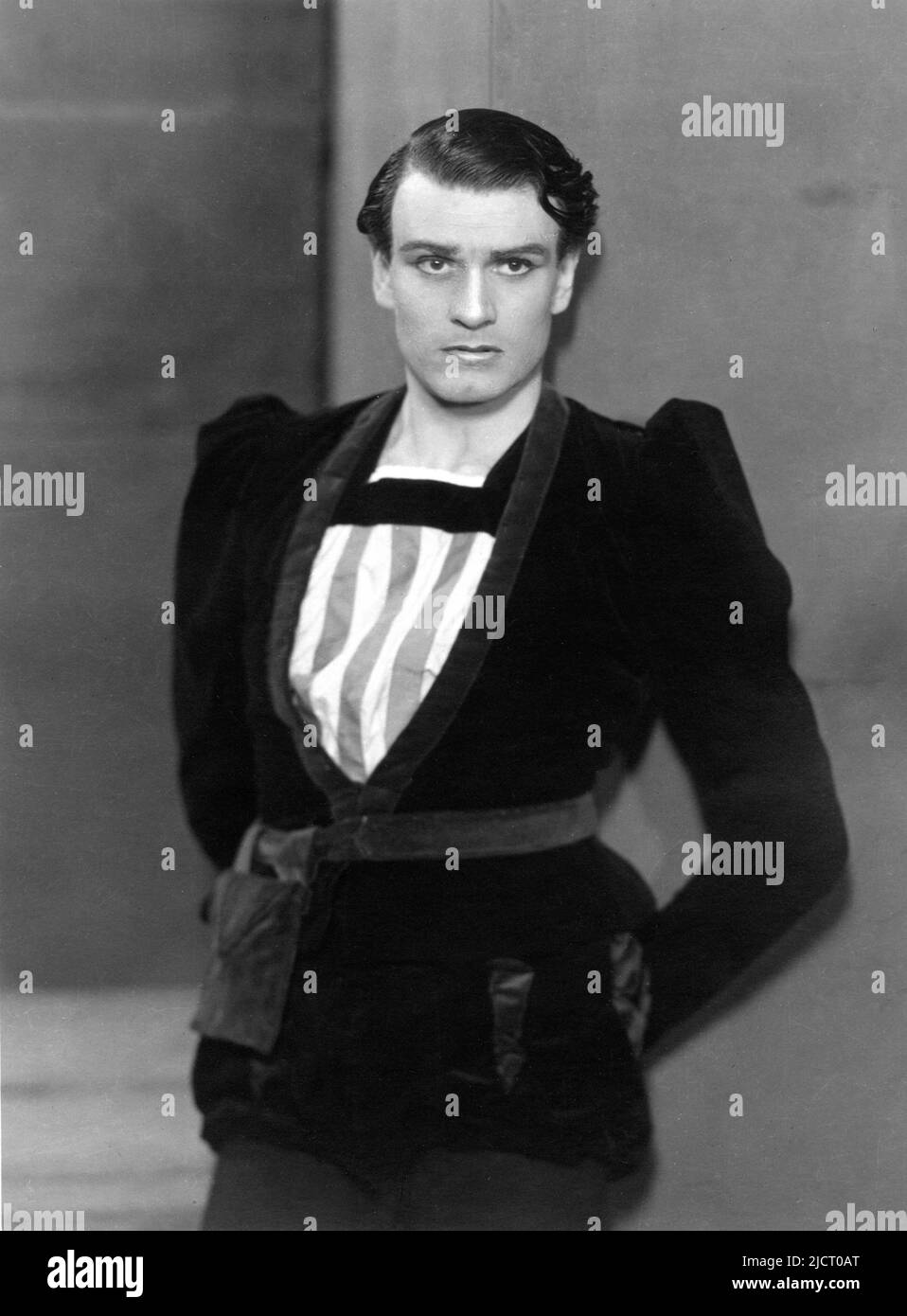 LAURENCE OLIVIER Portrait as Hamlet by J.W. DEBENHAM in HAMLET 1937