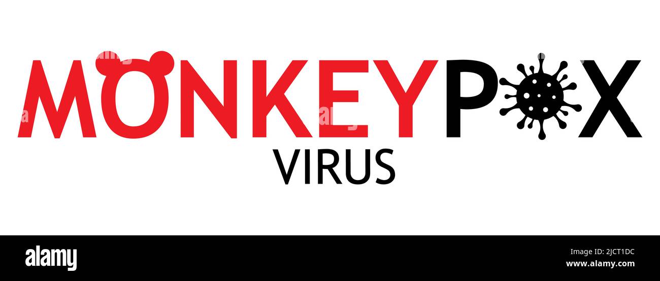 Monkeypox virus banner. New Monkeypox 2022 virus. Vector illustration Stock Vector