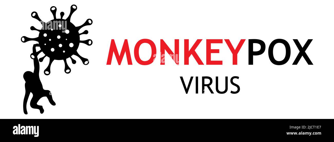 Monkeypox virus illustration. Monkeypox concept. Vector illustration Stock Vector