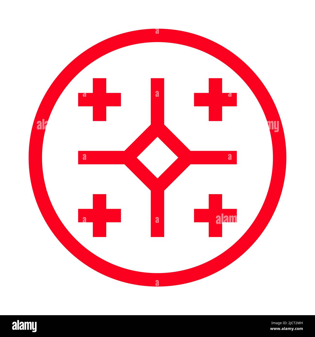 Georgia round stamp Stock Vector