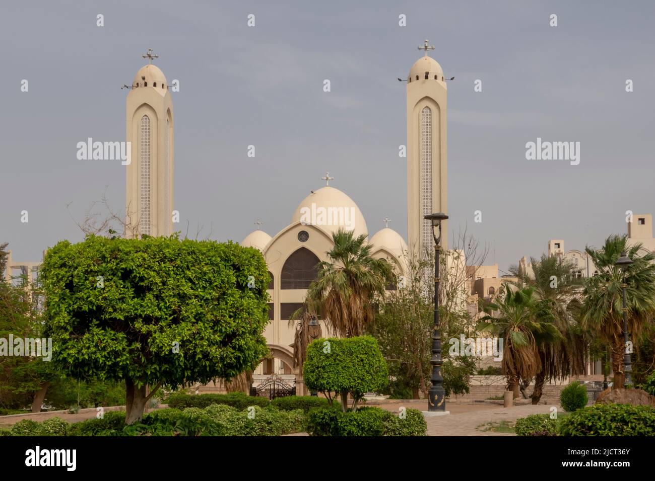 Archangel Michael’s Coptic Orthodox Cathedral. Aswan, Egypt Stock Photo