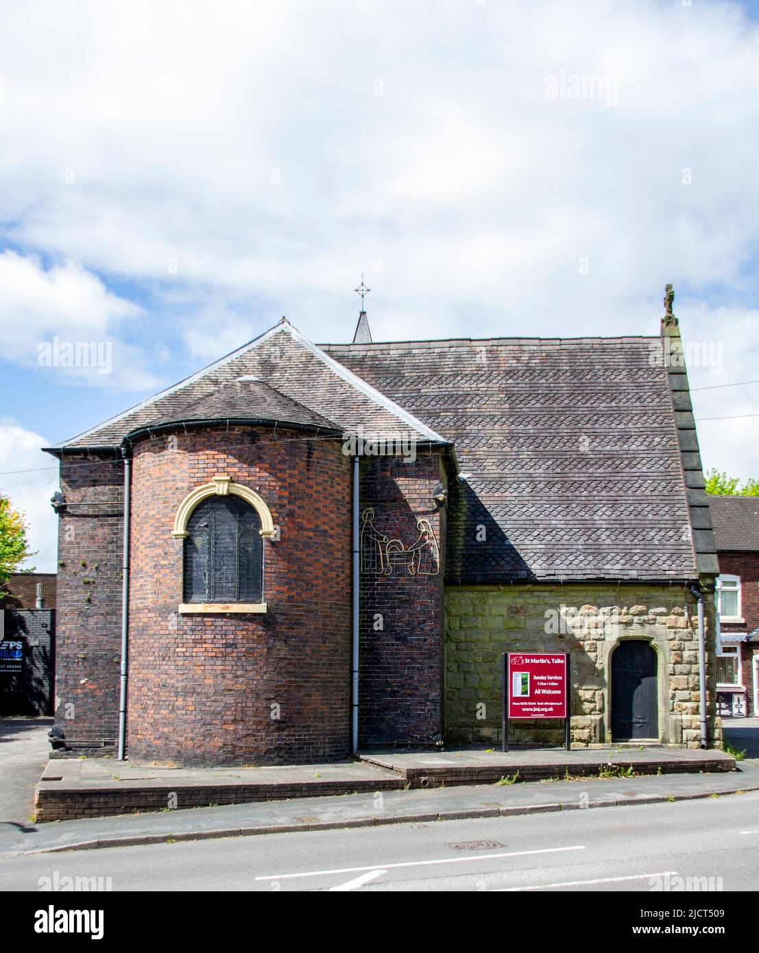 St Martins church Talke Staffordshire Stock Photo