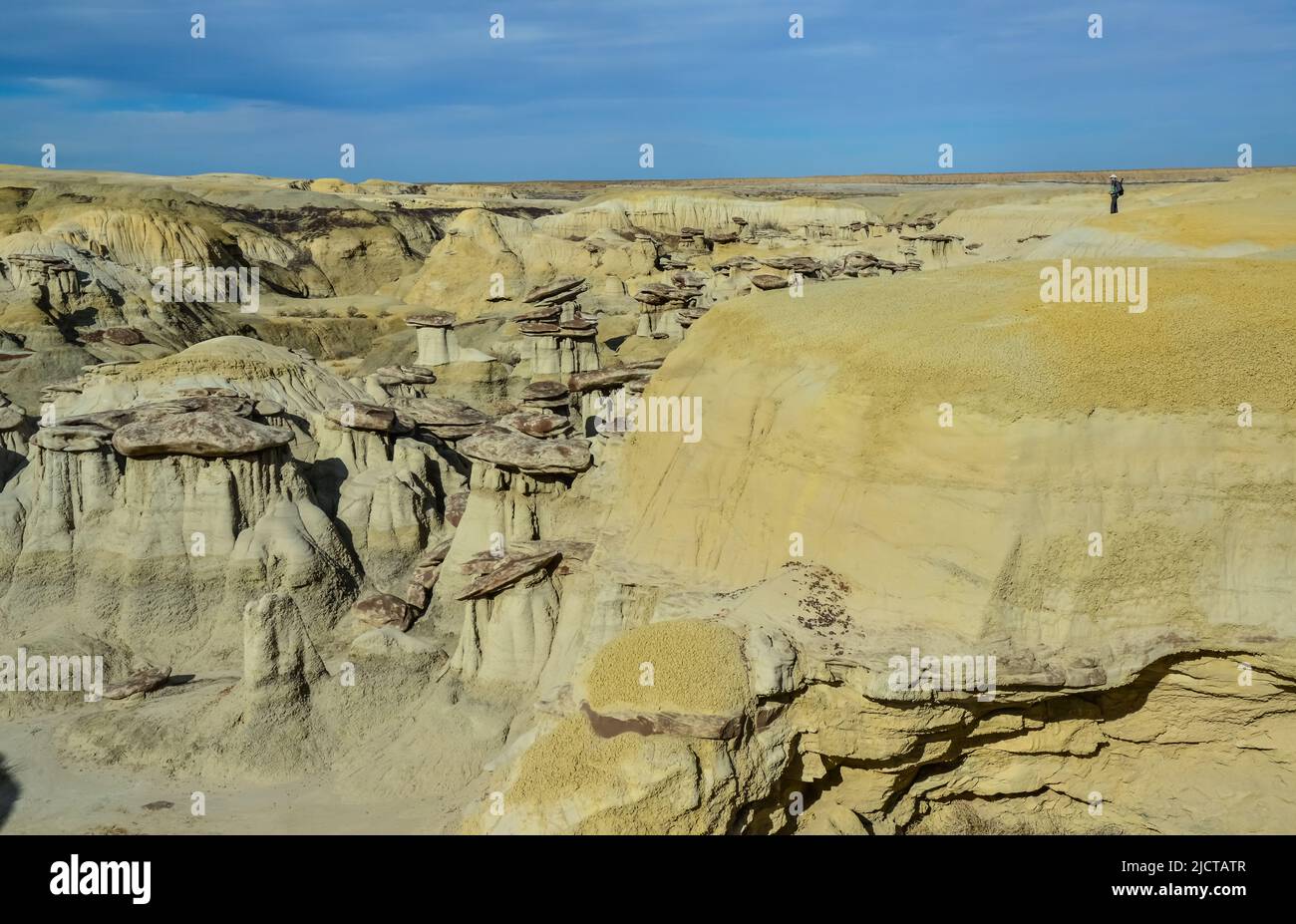 Weird sandstone formations created by erosion at Ah-Shi-Sle-Pah ...