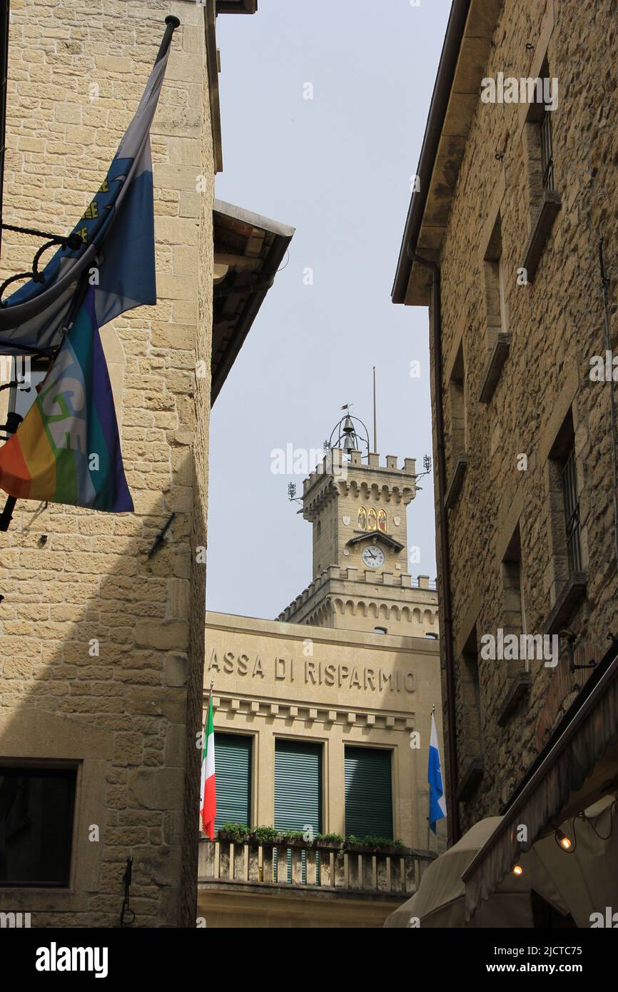Aspects of the Republic of San Marino Stock Photo