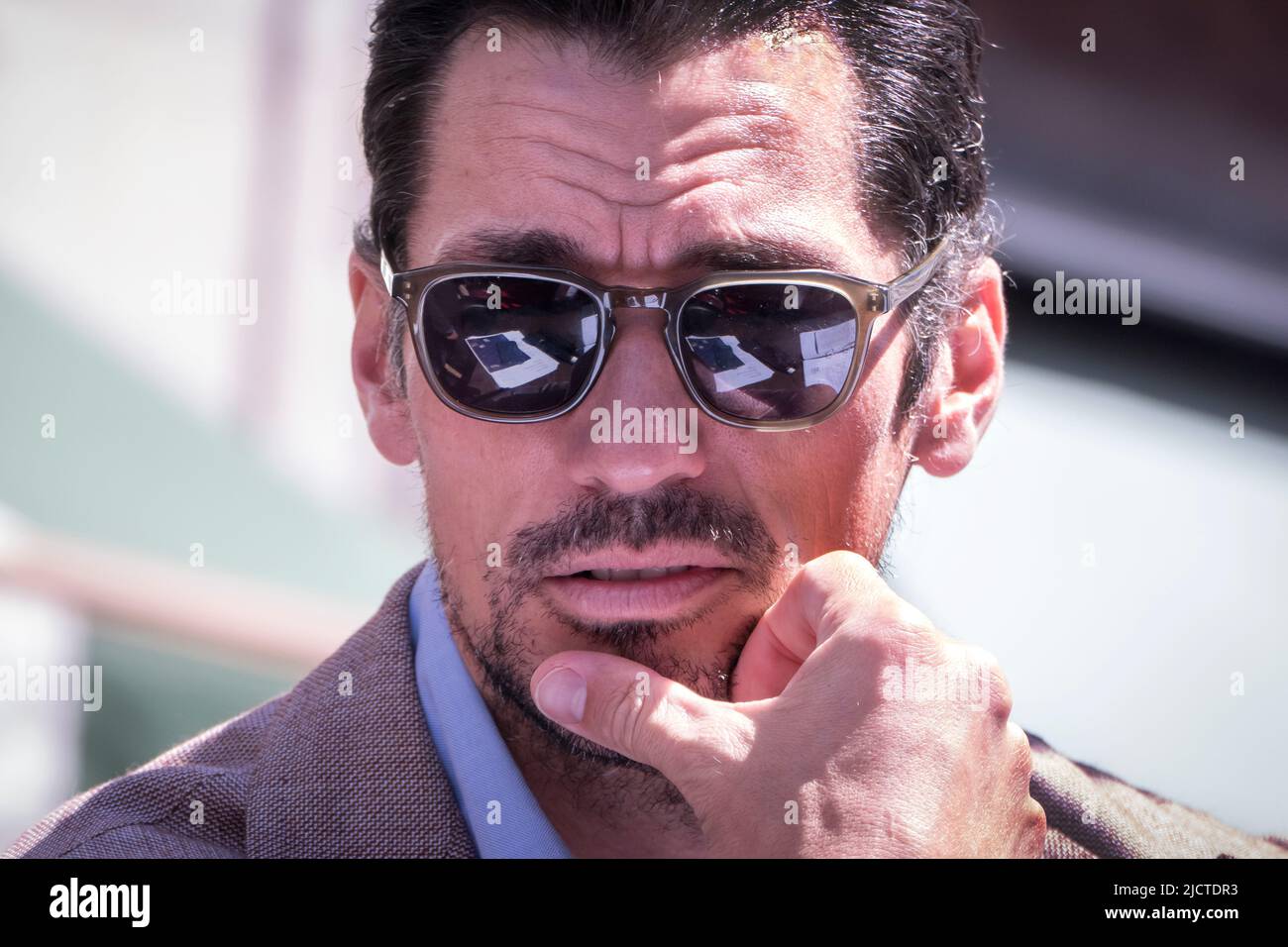 David Gandy at the Concours on Savile Row automobile show in London UK Stock Photo
