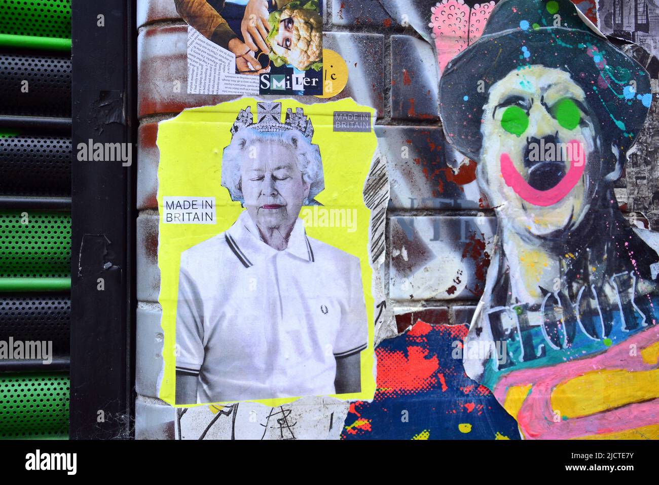 Art graffiti urban graphic the queen hi-res stock photography and images -  Alamy