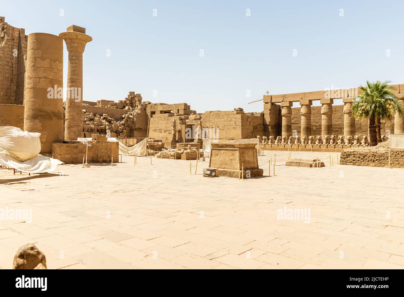 Karnak Temple. Luxor, Egypt Stock Photo