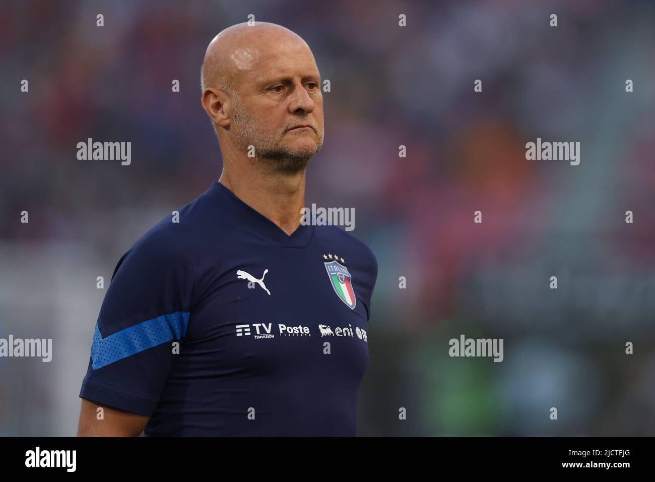 Bologna, Italy, 4th June 2022. Attilio Lombardo Italy Technical collaborator during the warm up prior to the UEFA Nations League match at Stadio Renato Dall'Ara, Bologna. Picture credit should read: Jonathan Moscrop / Sportimage Stock Photo