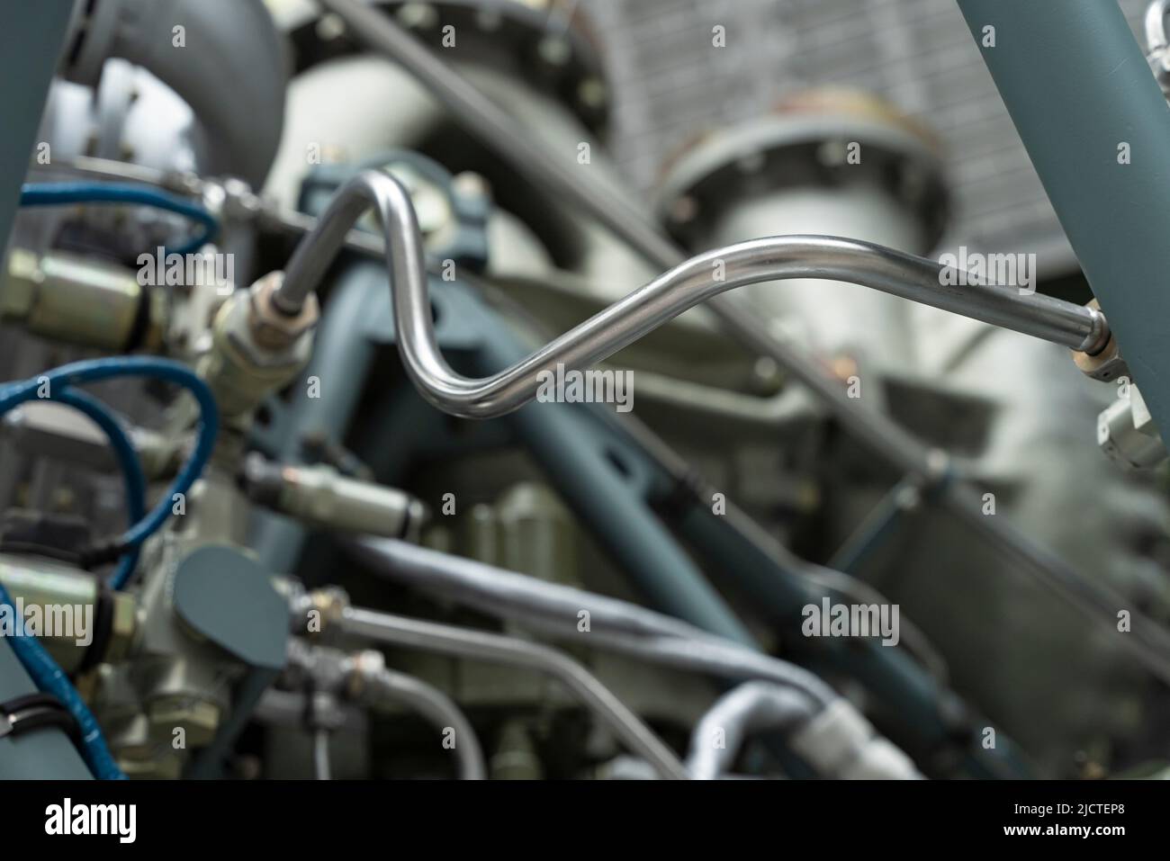 Fragment of the engine rocket, detailed exposure. High quality photo Stock Photo