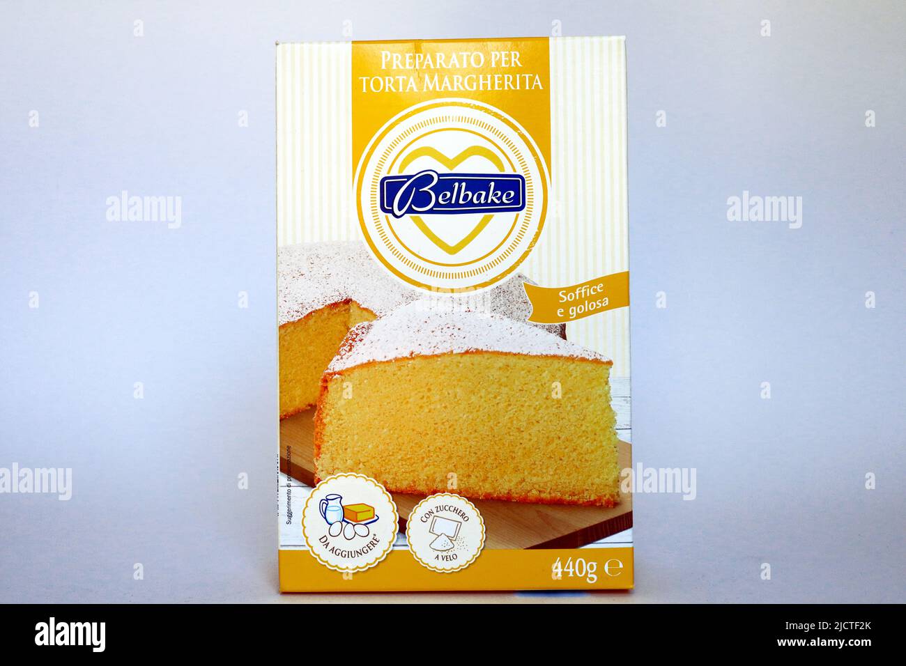 Belbake prepared for sponge Margherita Cake sold by Lidl Supermarket