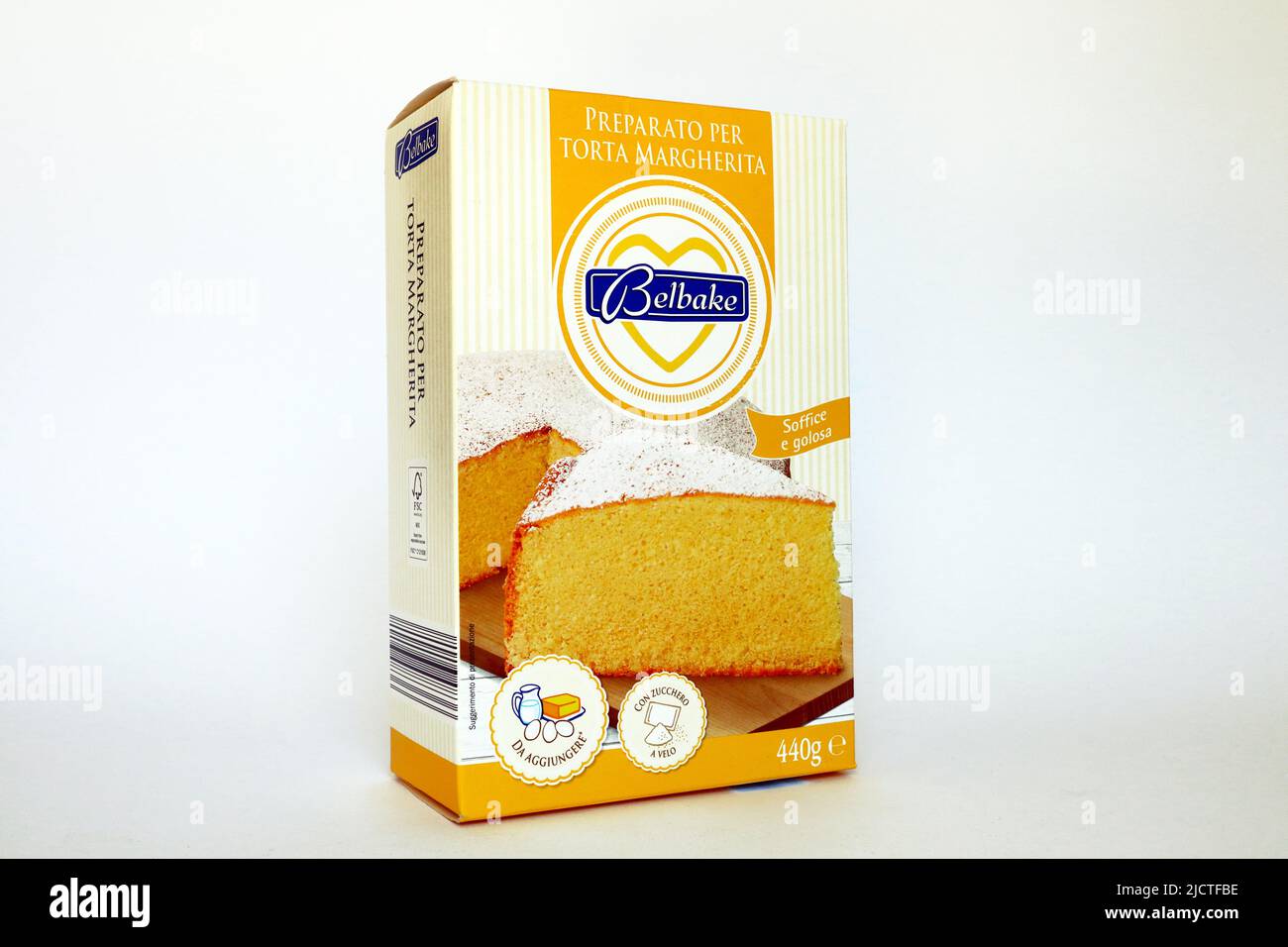 Belbake prepared for sponge Margherita Cake sold by Lidl Supermarket
