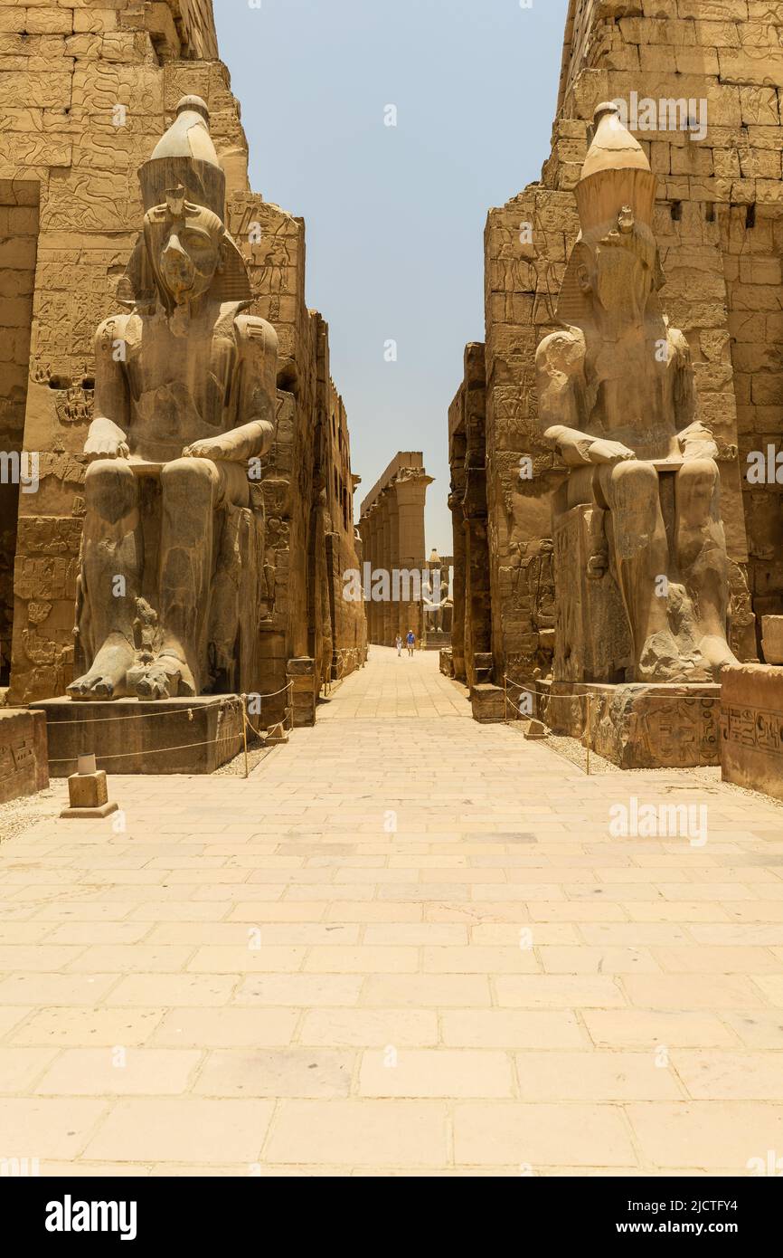 Karnak Temple. Luxor, Egypt Stock Photo