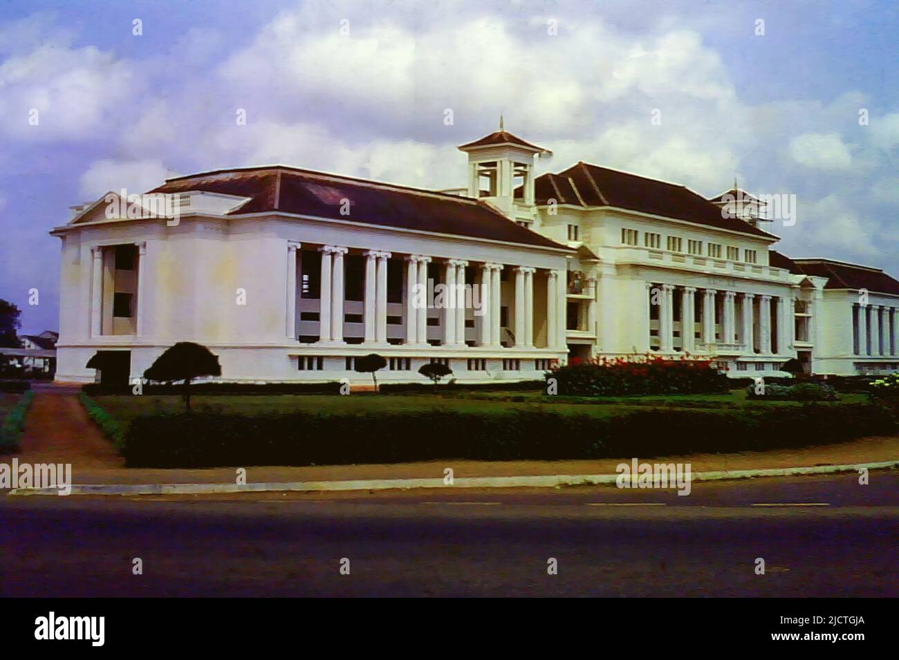 The buildings of the Supreme Court of Ghana in Accra taken in 1959