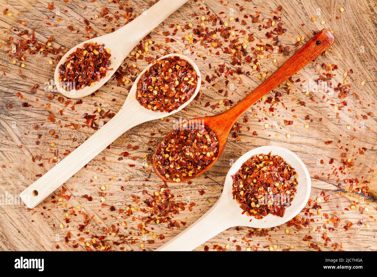 Red pepper or cayenne pepper crushed Stock Photo Alamy