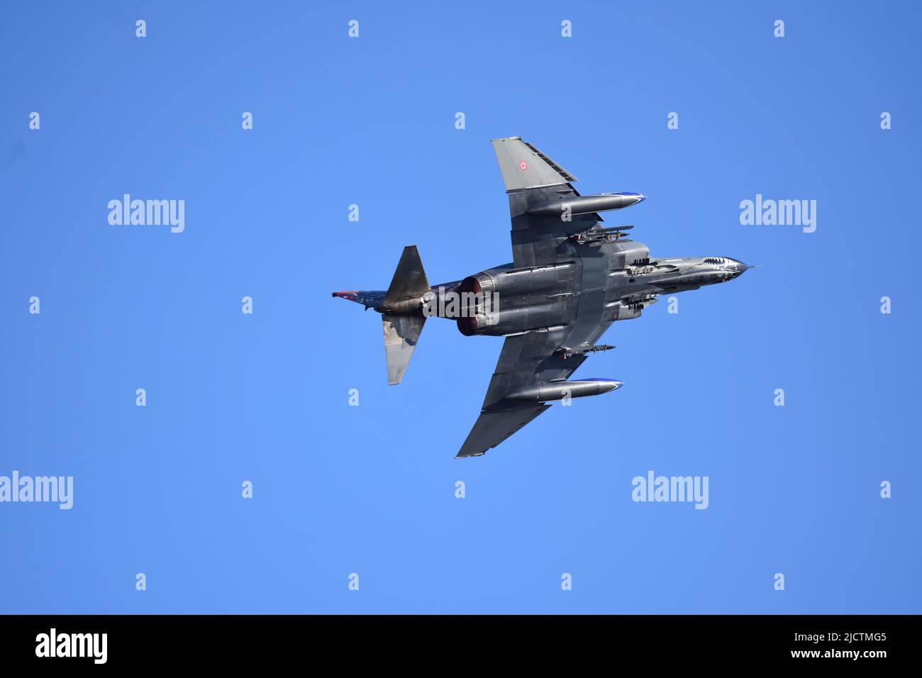 The McDonnell Douglas Turkish Air Force F-4E Phantom Terminator 2020 at Teknofest 2021 Stock Photo