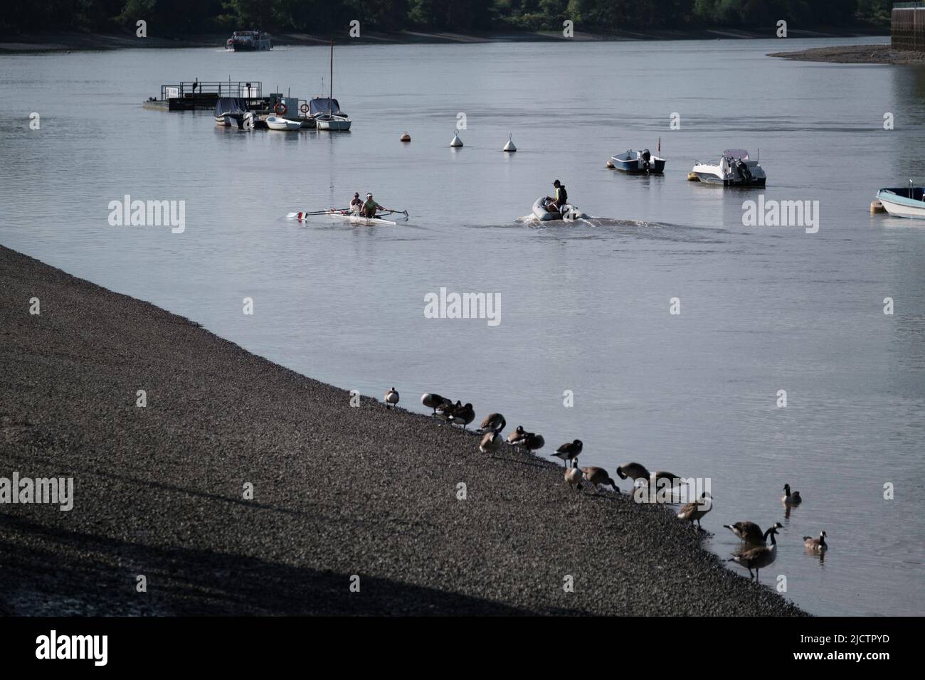 River Thames, Putney, London, United Kingdom Stock Photo
