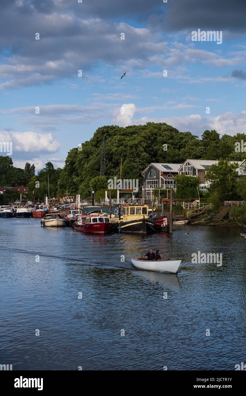 River Thames, Twickenham, London, United Kingdom Stock Photo