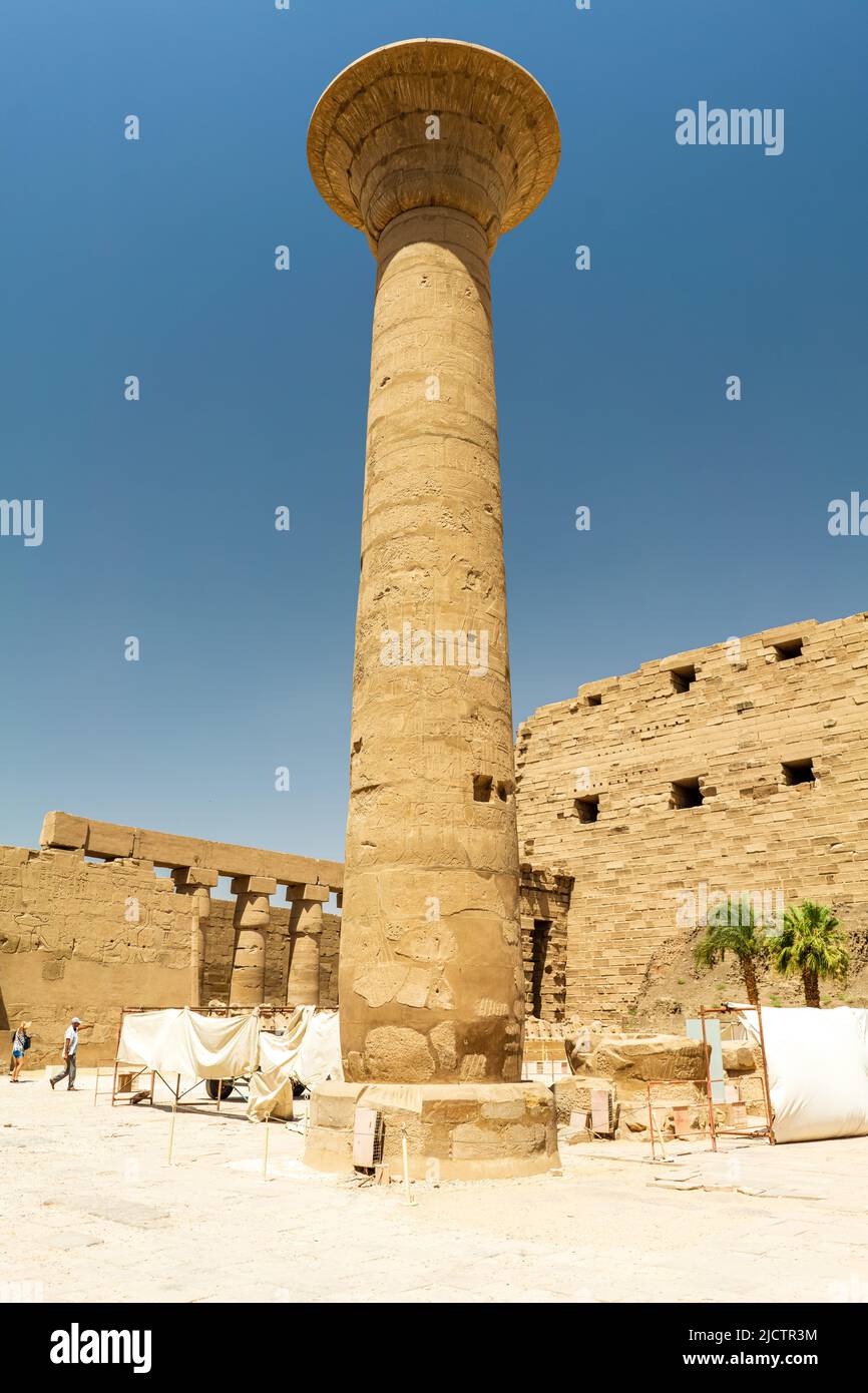 Karnak Temple. Luxor, Egypt Stock Photo