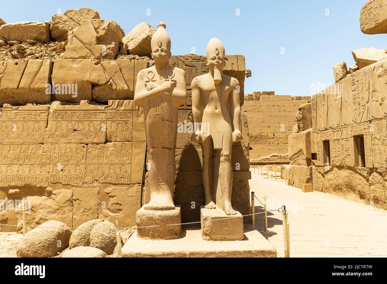 Karnak Temple. Luxor, Egypt Stock Photo