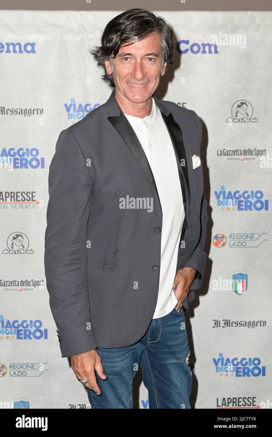 Stefano Pantano attends the premiere of the movie Il viaggio degli Eroi