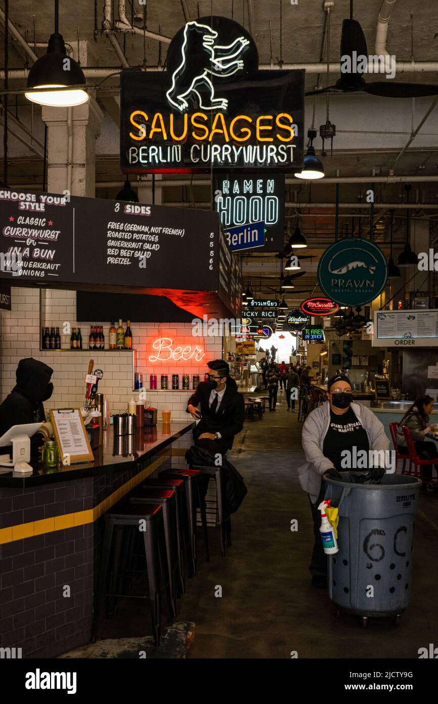 Grand Central Market Los Angeles Stock Photo Alamy
