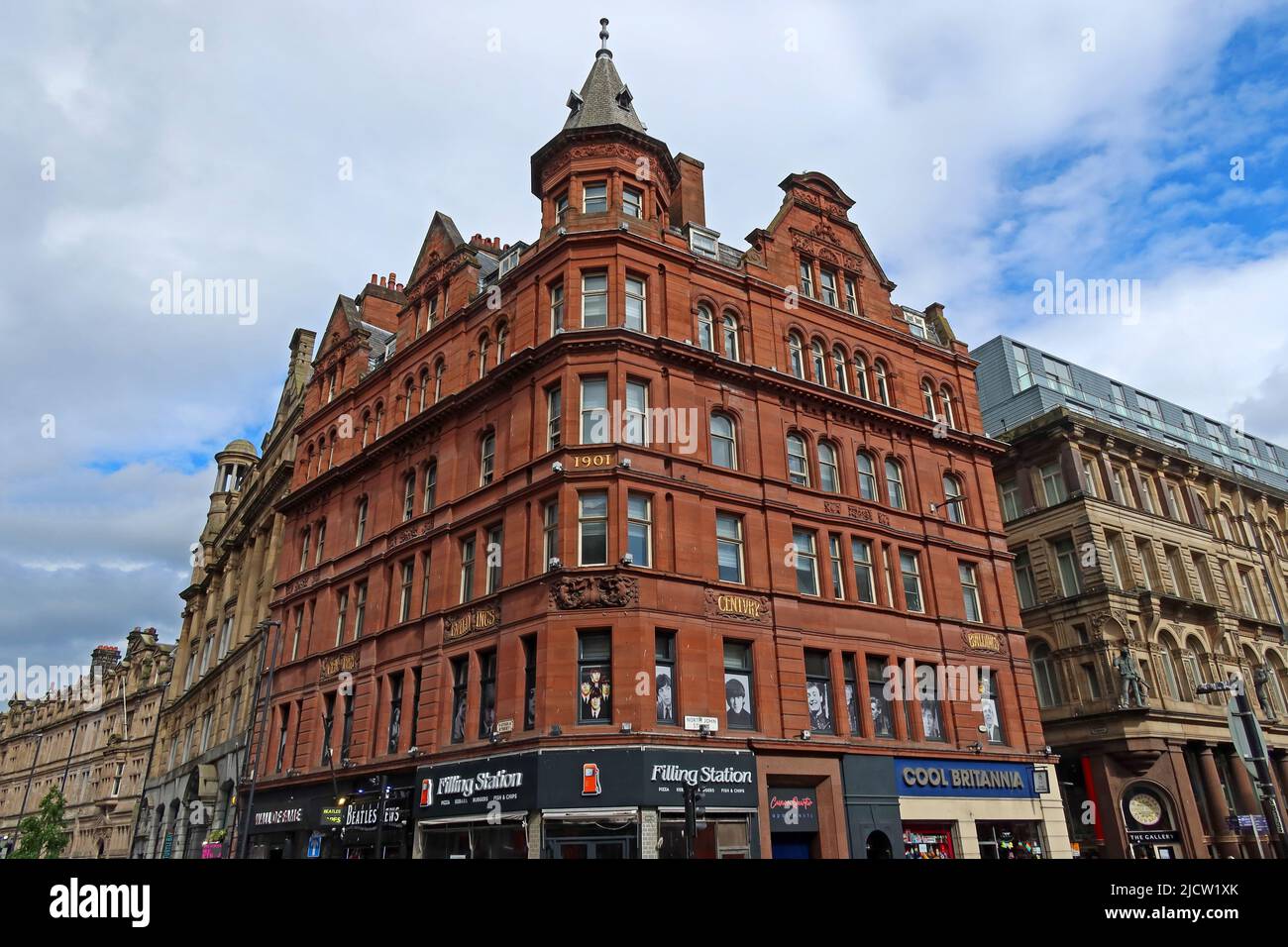 The Century Buildings 1901, Victoria St - 31 North John street, Liverpool , Merseyside, England, UK, L2 6RG Stock Photo