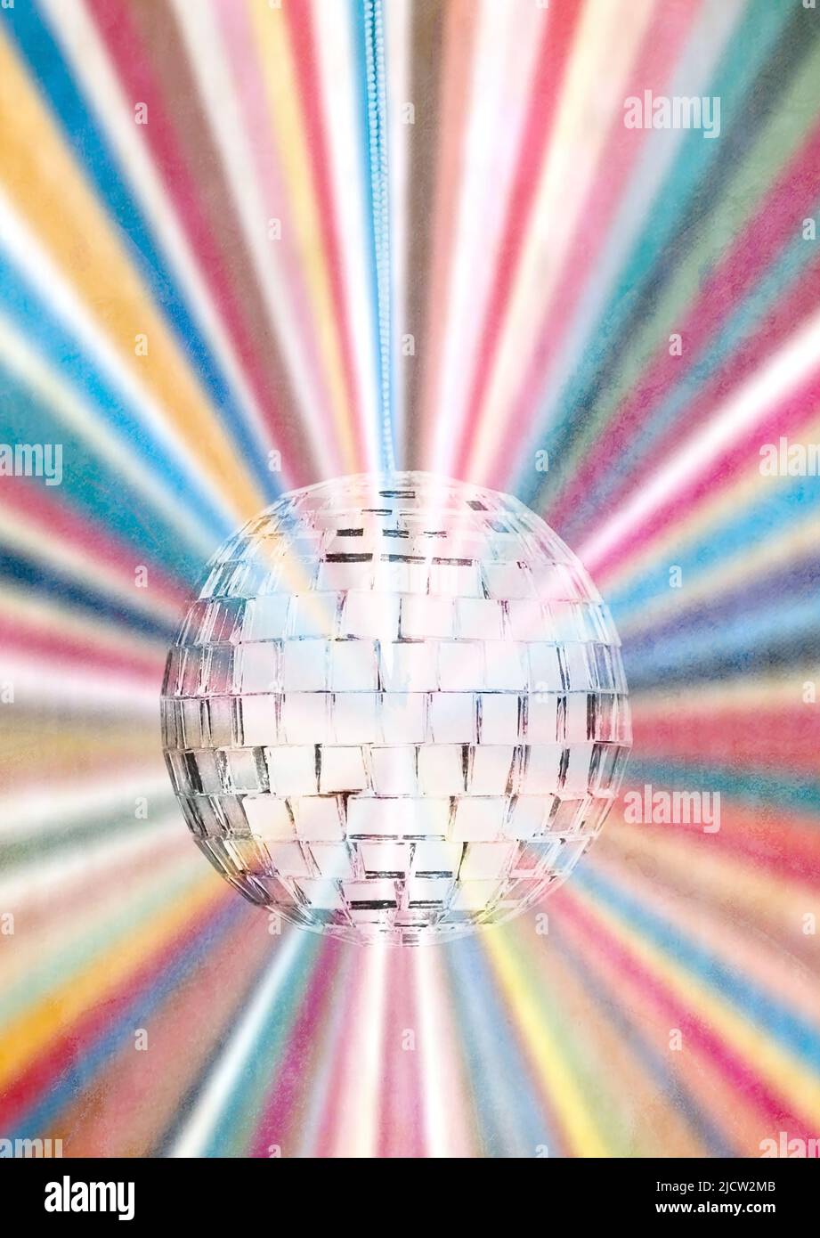 Rainbow disco ball hires stock photography and images Alamy