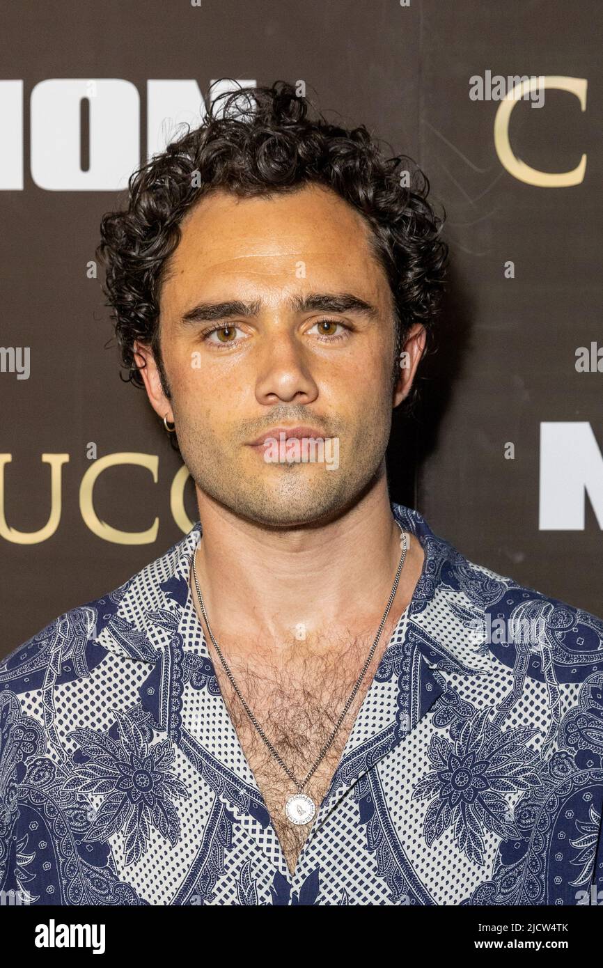 London, UK. 15th June, 2022. Game of Thrones actor, Toby Sebastian attends the Notion 91 Issue Launch Party at Amazing Grace in London. Credit: SOPA Images Limited/Alamy Live News Stock Photo