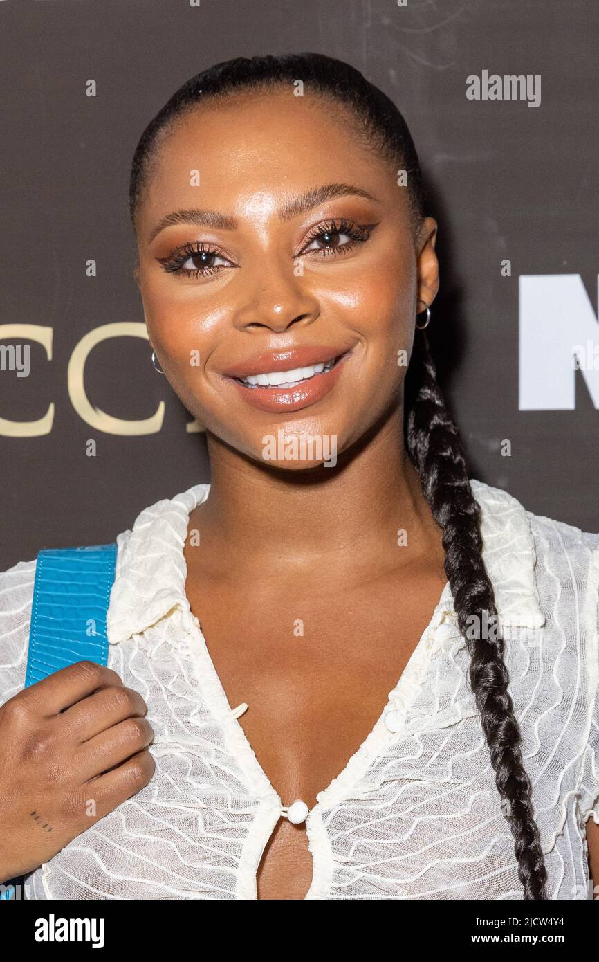 London, UK. 15th June, 2022. Ex Love Island star, Samira Mighty attends the Notion 91 Issue Launch Party at Amazing Grace in London. Credit: SOPA Images Limited/Alamy Live News Stock Photo