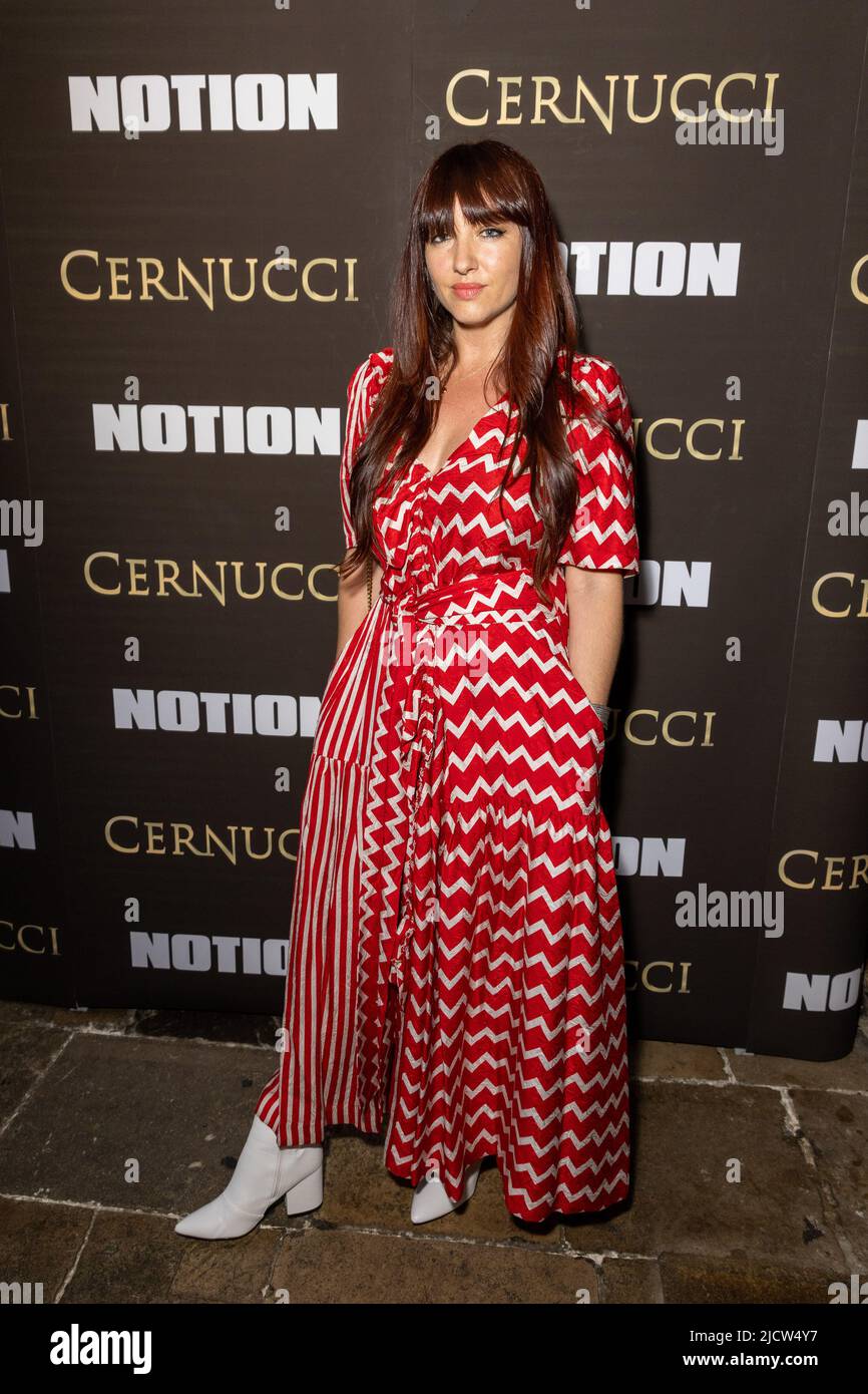 London, UK. 15th June, 2022. Muscian, Liz Cass attends the Notion 91 Issue Launch Party at Amazing Grace in London. Credit: SOPA Images Limited/Alamy Live News Stock Photo