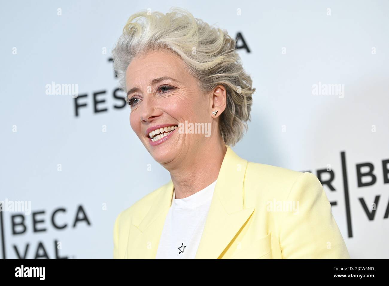 New York, USA. 15th June, 2022. Emma Thompson attends “Good Luck To You