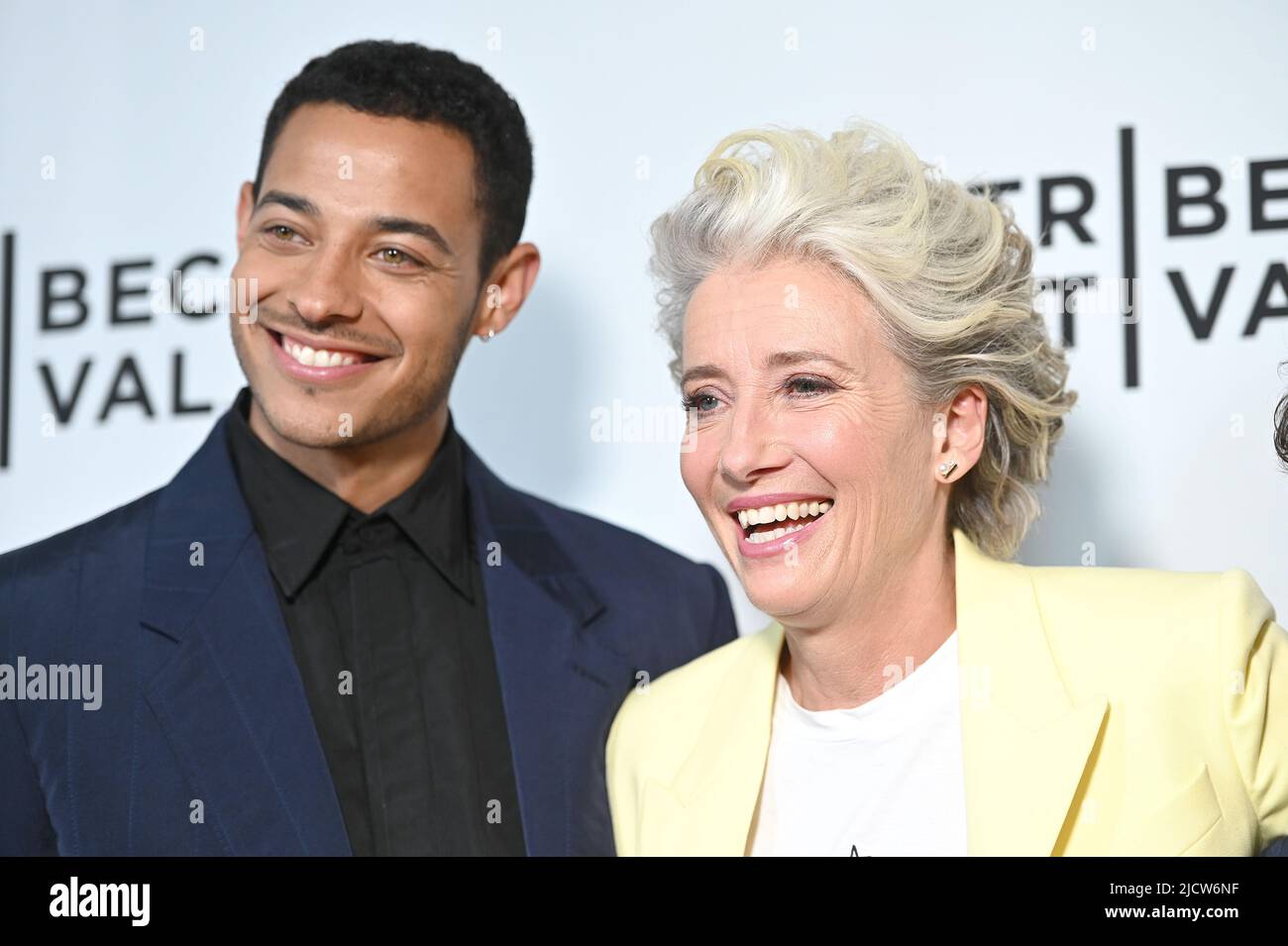 New York, NY, June 15, 2022. (LR) Daryl McCormack and Emma Thompson