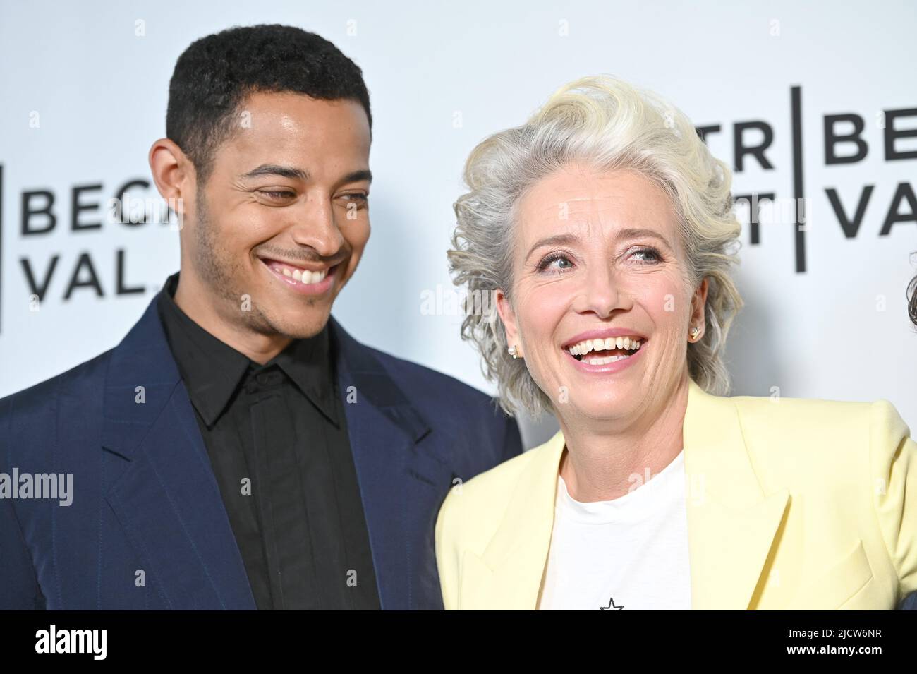 New York, USA. 15th June, 2022. (L-R) Daryl McCormack and Emma Thompson