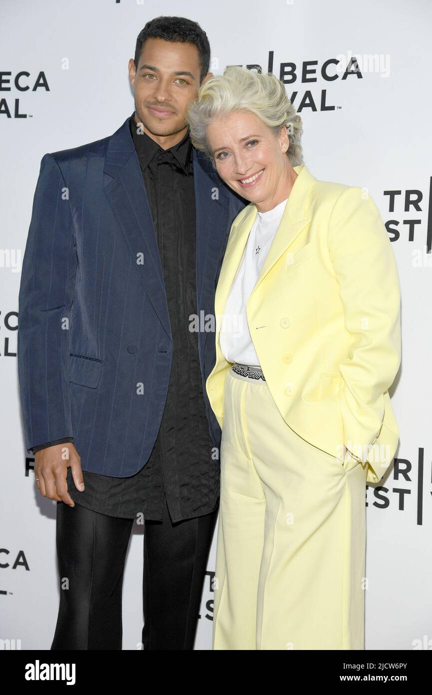 New York, NY, June 15, 2022. (LR) Daryl McCormack and Emma Thompson
