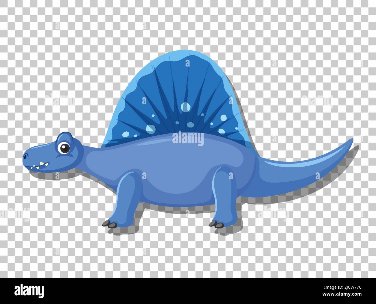 Cute spinosaurus dinosaur isolated illustration Stock Vector Image ...