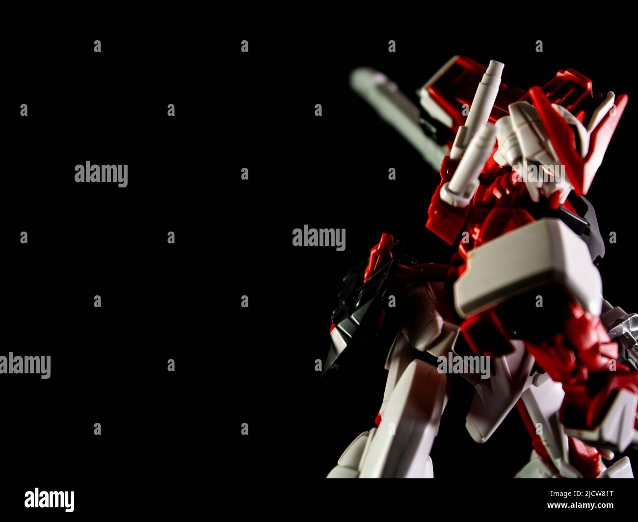 1/144 HG Gundam Astray Red Frame Stock Photo