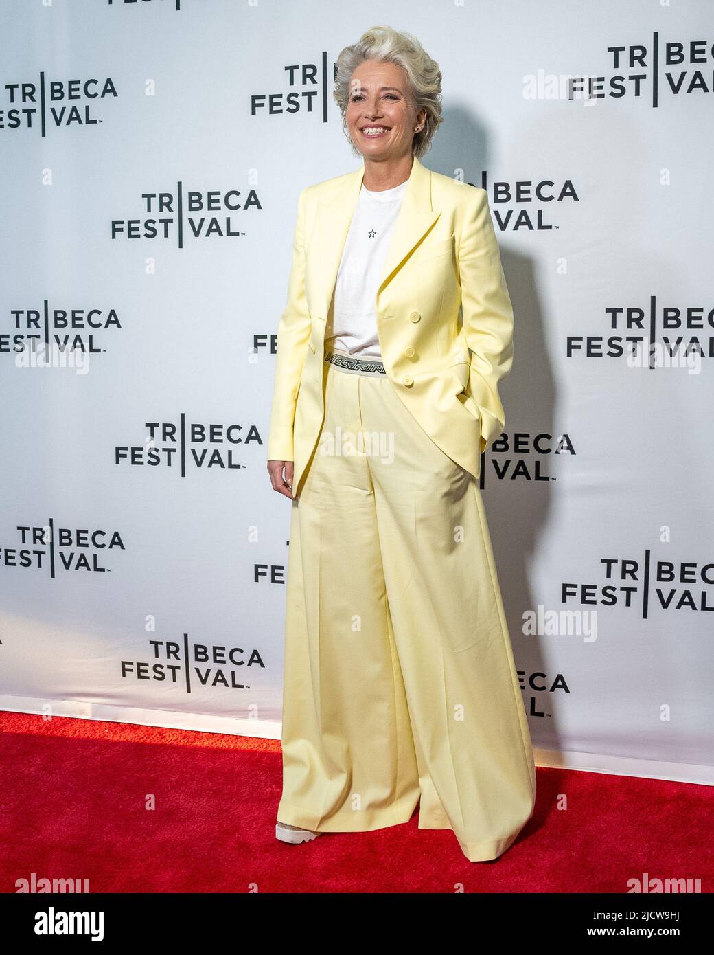 New York, United States. 15th June, 2022. Emma Thompson arrives on the