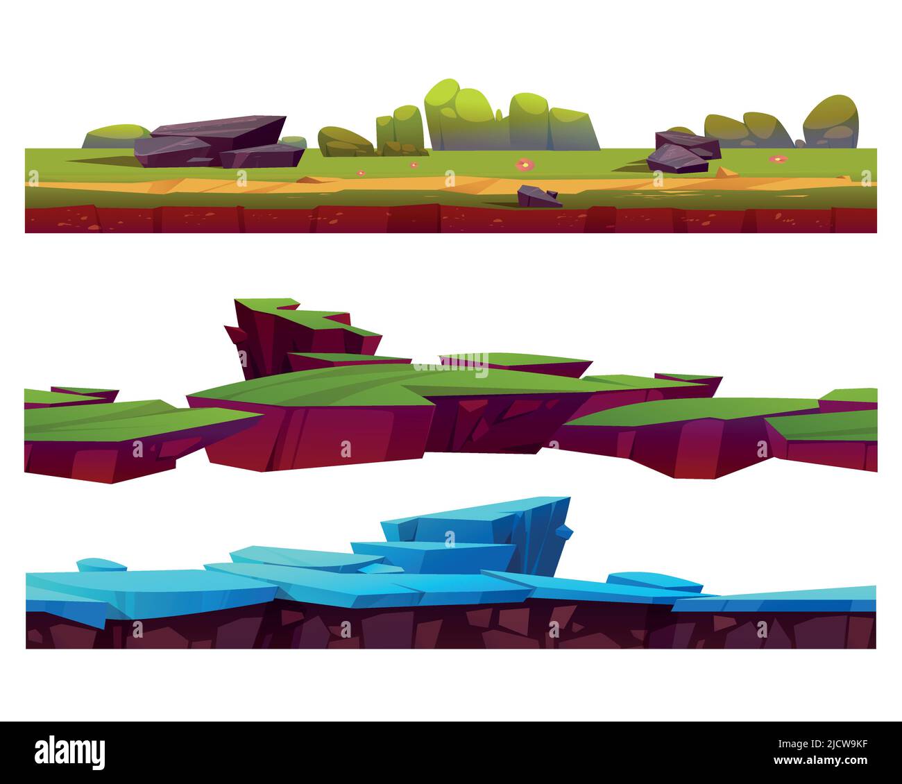 Frozen soil Stock Vector Images Alamy