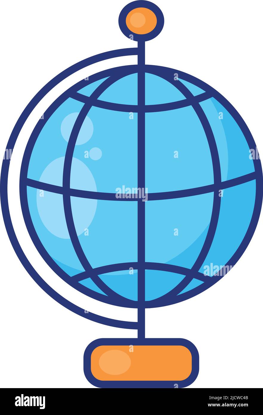 sphere world map supply icon Stock Vector Image & Art - Alamy