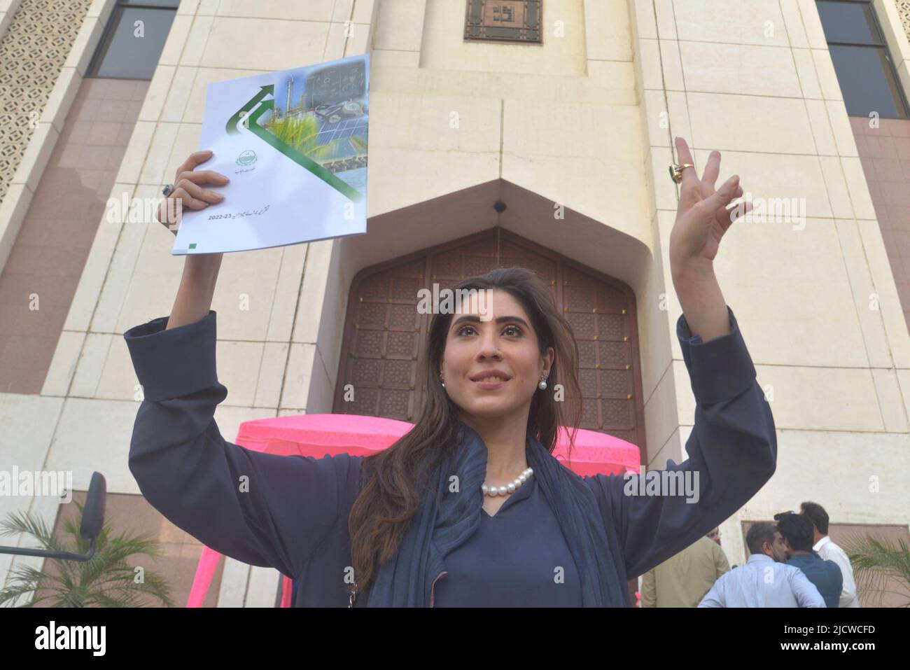 Lahore, Pakistan. 15th June, 2022. A View Of The Aiwan-e-Iqbal As ...