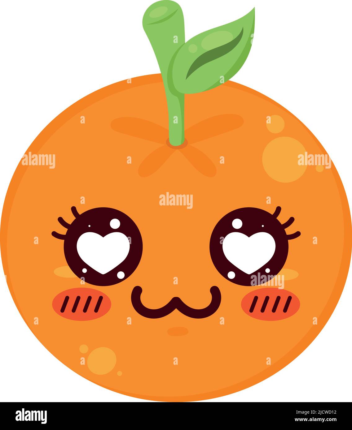 orange kawaii fruit comic character Stock Vector Image & Art - Alamy