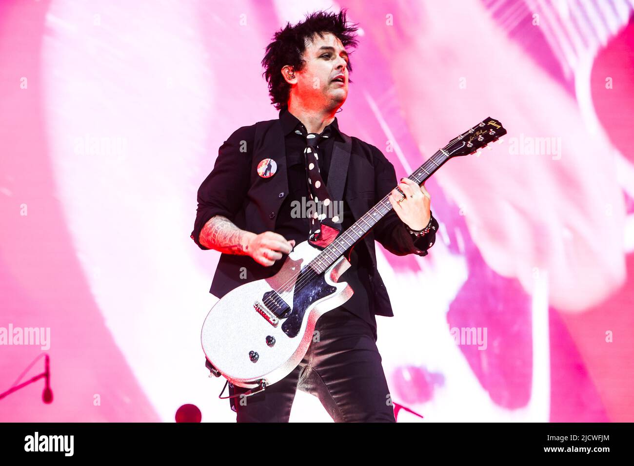 Milan, Italy, June 15 2022. Green Day in concert at IDAYS Festival Stock Photo