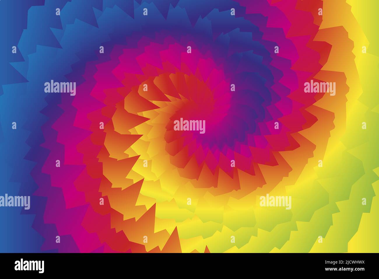 Colorful rainbow spirals, abstract background in Tie Dye style Stock ...