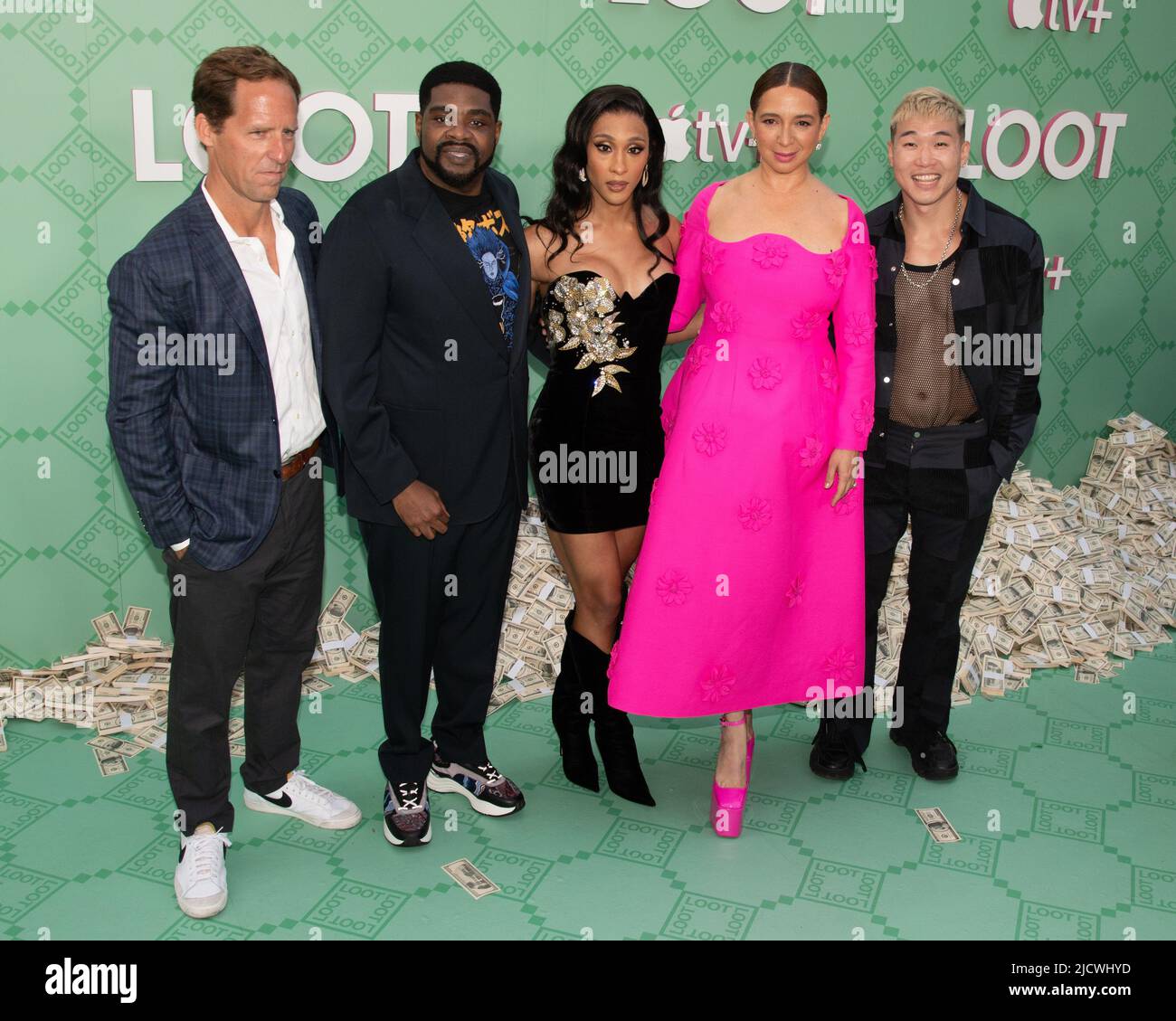 Ron Funches Maya Rudolph 15 June 2022 - Los Angeles, California - (L-R) Nat Faxon, Ron Funches ...