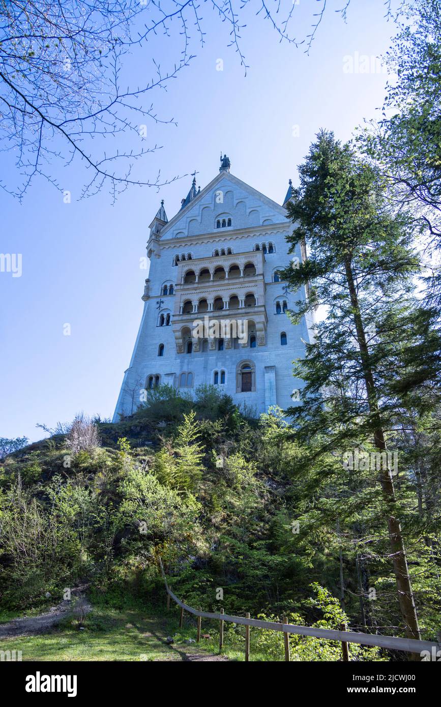 King ludwig castle at neuschwanstein hi-res stock photography and ...