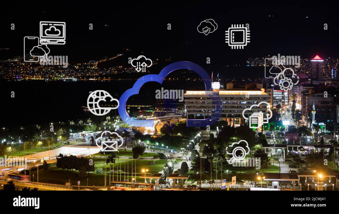 Cloud computing network ai hi-res stock photography and images - Alamy