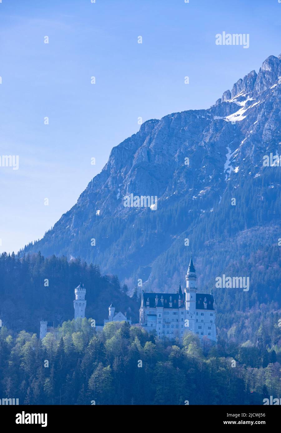 view of Neuschwanstein Castle, Bavaria, Germany Stock Photo - Alamy